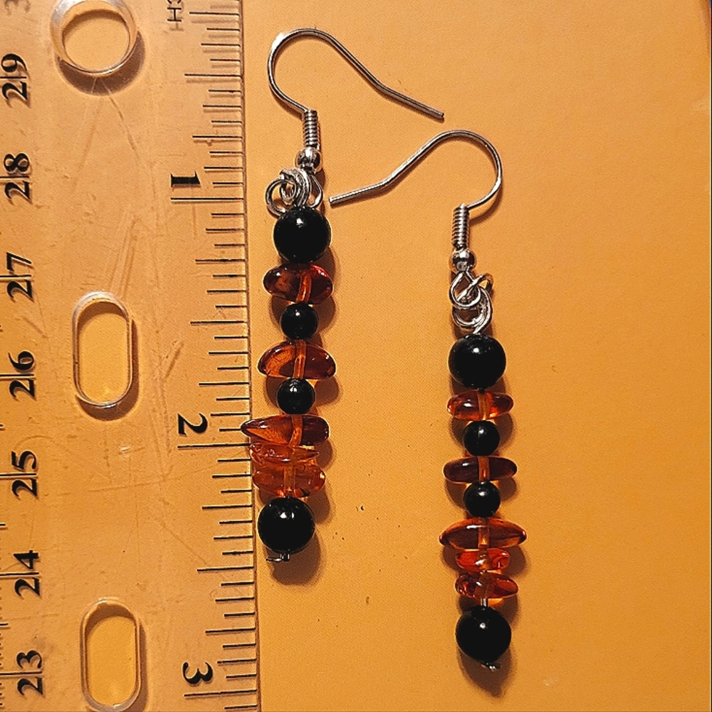 Amber Earrings